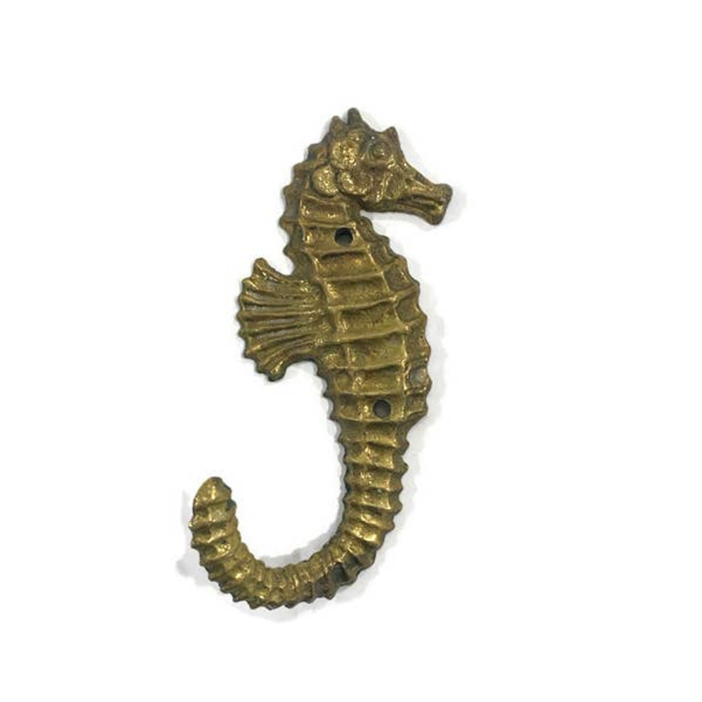Gold Seahorse Wall Hook